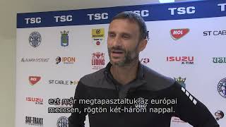 20241109  Pancsován játszik a TSC a Železničar ellen [upl. by Cuhp]