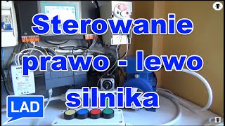 Język drabinkowy PLC odc2 sterowanie prawo lewo obrotami silnika [upl. by Nwahsem97]