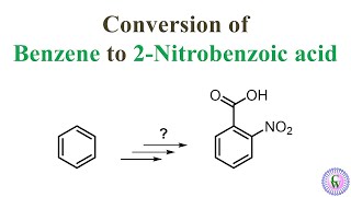 Conversion of Benzene to 2Nitrobenzoic acid [upl. by Hnah]