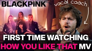 Vocal Coach Reacts to quotHow You Like Thatquot MUSIC VIDEO [upl. by Ydiarf60]