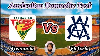 Victoria vs Tasmania  2nd Match Day2  Sheffield Shield [upl. by Ahsikad]