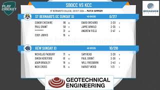 St Bernards OC Sunday XI v Kew Sunday XI [upl. by Eenahc]