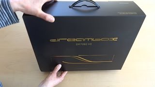 Dreambox DM7080 HD  Unboxing [upl. by Eaner]