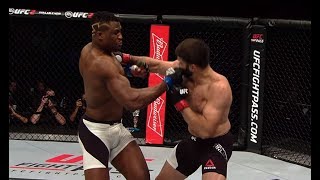 Francis Ngannou Top 5 Finishes [upl. by Laws]