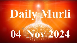 Daily Murli English 4 November 2024daily English murlimurli in EnglishEnglish murli todayMurli [upl. by Handel]