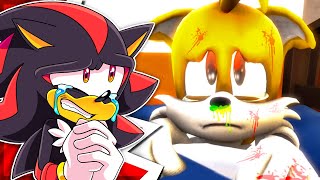 Shadow Reacts To Tails Sickness Sonic SFM [upl. by Nylyrehc]