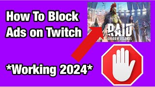 How To Block Twitch ADS in OCTOBER 2024 WORKING  Twitch Adblock Tutorial 2024 [upl. by Eekaz]