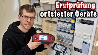 Erstprüfung 0100600 einer Anlage ElektroM [upl. by Ahsitam]