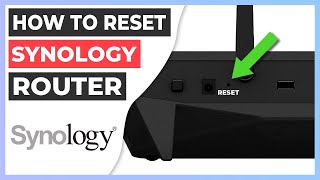 🔁 How to Reset a Router  SYNOLOGY [upl. by Enyleve]