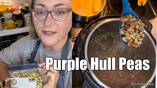 Quick and Flavorful Purple Hull Peas  April Quick Cooking [upl. by Boser]