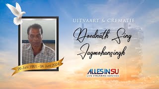 Live Streaming Uitvaart amp Crematie Doednath Sing Jagmohansingh ॐ [upl. by Odinevneib]