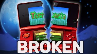 3DS Terraria is BROKEN in the best way possible [upl. by Intyrb]