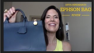 Anya Hindmarch Ephson Bag Review [upl. by Eisle]