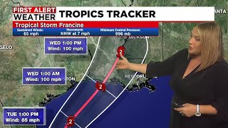 Jannas Tuesday Forecast  Tracking Francine Warmer Stretch for New England [upl. by Dibrin]