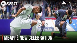 FIFA 23  Mbappé New Celebration  PS5™ 4K 60FPS [upl. by Artenra]