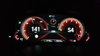 BMW 540i G30 Acceleration 100200 kmh [upl. by Leunamne]