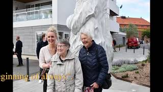 Isbjørn ny skulptur på havnen i Horsens Nyt vartegn [upl. by Etnahs]