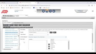 ADP Manager Training How to schedule reports [upl. by Nellac]