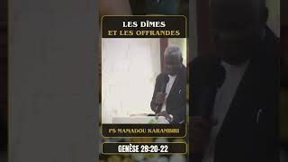 APPORTONS NOS DÎMES ET NOS OFFRANDES DANS LA MAISON DU SEIGNEUR [upl. by Cedell]