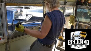 How to Remove and Reseal School Bus Windows [upl. by Anaahs]