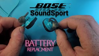 Bose SoundSport headphones battery replacement [upl. by Solrac]