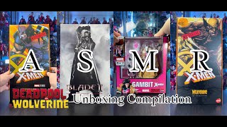 ASMR Unboxing Compilation Part4 Deadpool amp Wolverine Edition unboxing hottoys mafex [upl. by Lapointe657]