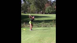 2023 IHSAA Girls Golf 18th Tee shorts [upl. by Mayberry]