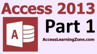 Microsoft Access 2013 Tutorial Level 1 Part 01 of 12  Database Terminology [upl. by Oirazan]