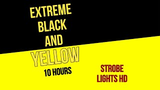 10 HOURS Extreme Fast Yellow Strobe Lights SEIZURE WARNING [upl. by Plusch]