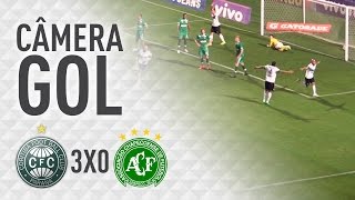 Câmera Gol  Coritiba 3 x 0 Chapecoense [upl. by Shult]