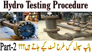 Hydro Test  how to hydro testing pipe hydrotesting pipefitter [upl. by Uriiah]