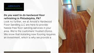 Get premium floor refinishing services Arnolds Floor Sandling LLC [upl. by Ruenhcs737]