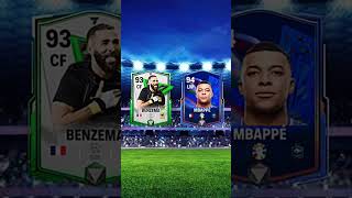 🇫🇷 Benzema vs Mbappe 🇫🇷  fcmobile fifamobile fifa fifa23 footballgame vs [upl. by Nonnad305]