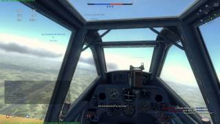 War Thunder  BF109G2 flying with Jg2 Squadron [upl. by Assenat]