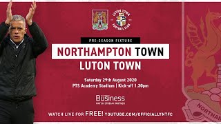 Northampton Town v Luton Town  LIVE in association with All Things Business [upl. by Nodnalb]