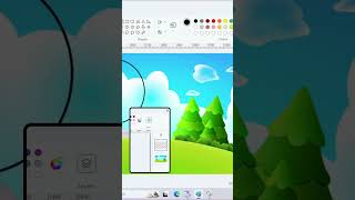 Yes 😎Layers in MS Paint in windows 11 art mspaint shortsyoutube [upl. by Riatsila]