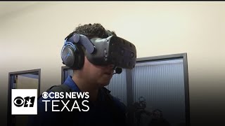 White Settlement police use latest VR training for deescalation tactics [upl. by Bakki]