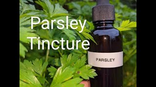 Parsley Tincture [upl. by Yonina380]