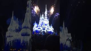 WHAT do we need to do to get the castle lights back 😭🏰 disney magickingdom christmas [upl. by Ermey]