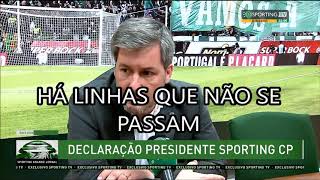 Alcochete  Bruno de Carvalho reacção vs Comunicação Social [upl. by Georges836]