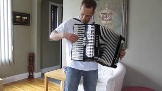 elton john  crocodile rock  on accordion [upl. by Aknaib]