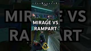 Mirage bamboozles rampart apexlegends apex bamboozled shorts [upl. by Eednim57]