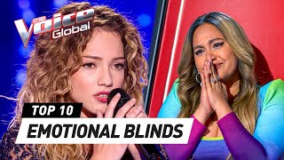 EMOTIONAL Blind Auditions make The Voice coaches CRY [upl. by Selwin]