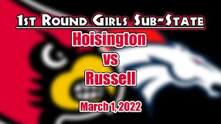 Russell  Hoisington Basketball Varsity  Girls [upl. by Nnazil]