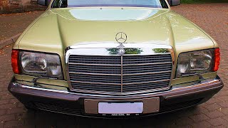 1981 MercedesBenz 280 SE W126 the base model Sclass [upl. by Anhpad438]