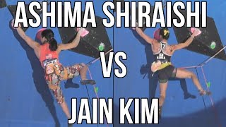 Ashima Shiraishi VS Jain Kim  Climbing Comparison [upl. by Anitel178]