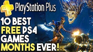 The 10 BEST PS FREE PS4 Games Months EVER [upl. by Celio]