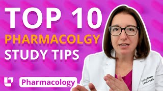 Top Ten Pharmacology Study Tips  LevelUpRN [upl. by Atnahsa]