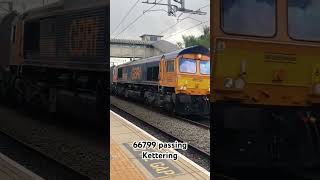 66799 passing Kettering trains youtubeshorts trainspotting [upl. by Asia]