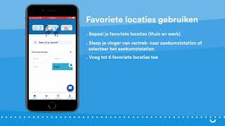 NMBS App  Favorite locaties gebruiken [upl. by Annoirb]